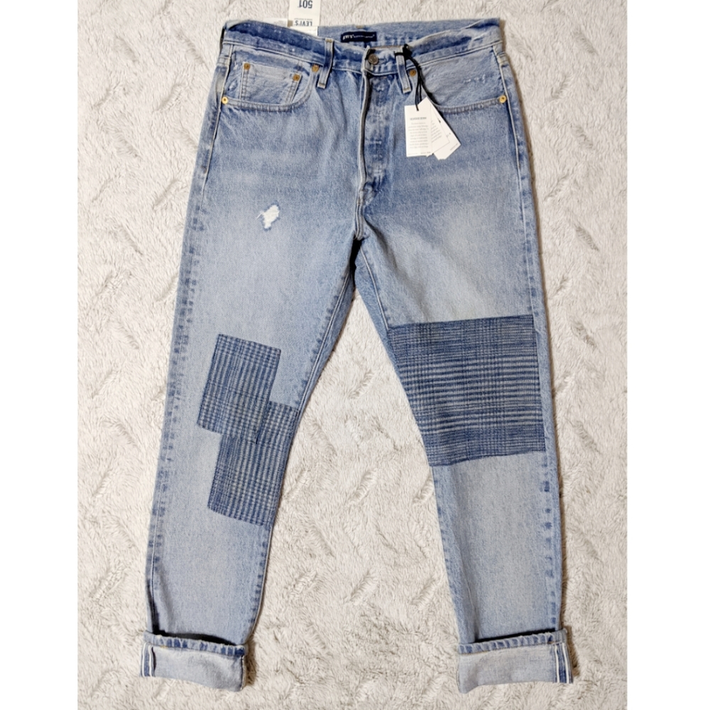 🆕Levi 501 Selvedge Made&Crafted Denim Jean's 30